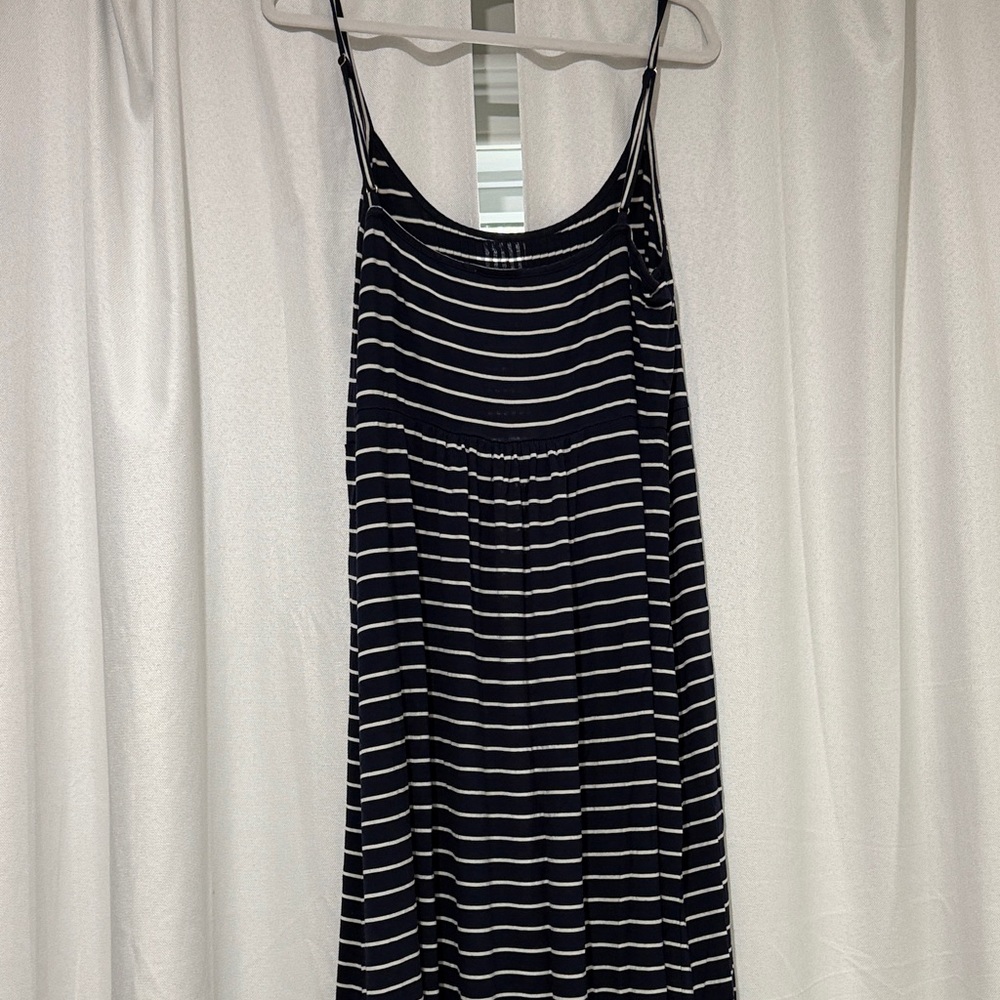 Calvin Klein Black and White Striped Maxi Dress - Picture 5 of 7